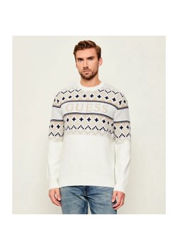 GUESS Sweter | Regular Fit | z dodatkiem wełny ze sklepu Gomez Fashion Store w kategorii Swetry męskie - zdjęcie 186508662