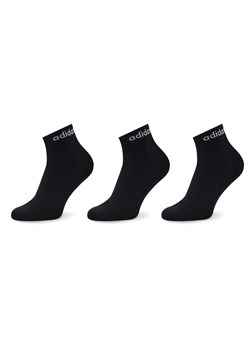 Skarpety krótkie adidas Think Linear Ankle Socks 3 Pairs IC1305 Czarny ze sklepu eobuwie.pl w kategorii Skarpetki męskie - zdjęcie 186511174