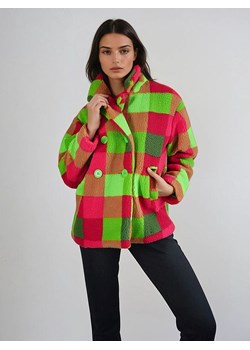 Monki Kurtka przejściowa w kolorze czerwono-zielonym ze sklepu Limango Polska w kategorii Kurtki damskie - zdjęcie 186512680