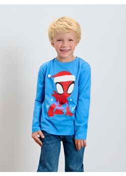 Sinsay - Koszulka z długimi rękawami Spidey & His Amazing Friends - niebieski - id: 715FV-55X - marki Sinsay - 186519220 Sinsay - Koszulka z długimi rękawami Spidey & His Amazing Friends - niebieski ze sklepu Sinsay w kategorii T-shirty chłopięce - zdjęcie 186519220