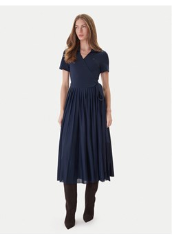 Tommy Hilfiger Sukienka codzienna 1985 WW0WW45733 Granatowy Regular Fit ze sklepu MODIVO w kategorii Sukienki - zdjęcie 186521503