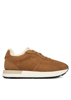 HUGO Sneakersy Kiria 50552652 Brązowy ze sklepu MODIVO w kategorii Buty sportowe damskie - zdjęcie 186521532