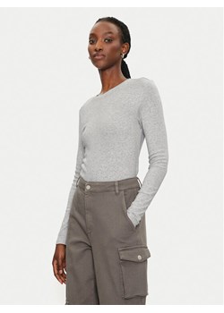 ONLY Bluzka Riley 15323159 Szary Slim Fit ze sklepu MODIVO w kategorii Bluzki damskie - zdjęcie 186521680