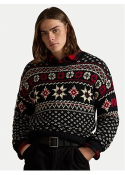 Polo Ralph Lauren Sweter 710982258001 Czarny Regular Fit ze sklepu MODIVO w kategorii Swetry męskie - zdjęcie 186521691
