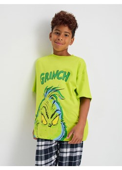 Sinsay - Koszulka oversize Grinch - zielony - id: 721GJ-71X - marki Sinsay - 186524373 Sinsay - Koszulka oversize Grinch - zielony ze sklepu Sinsay w kategorii T-shirty chłopięce - zdjęcie 186524373