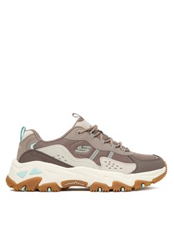 Trekkingi Skechers D'Lites Hiker 180128/CHTN Brązowy ze sklepu eobuwie.pl w kategorii Buty trekkingowe damskie - zdjęcie 186524901