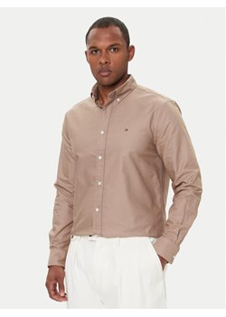 Tommy Hilfiger Koszula Solid Heritage MW0MW35774 Beżowy Regular Fit ze sklepu MODIVO w kategorii Koszule męskie - zdjęcie 186525393