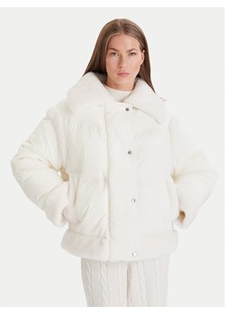 BOSS Kurtka zimowa C_Pajuna 50548173 Écru Relaxed Fit ze sklepu MODIVO w kategorii Kurtki damskie - zdjęcie 186525473