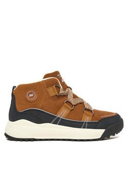 Skechers Botki Yana 180320/WTBK Biały ze sklepu MODIVO w kategorii Botki - zdjęcie 186525482
