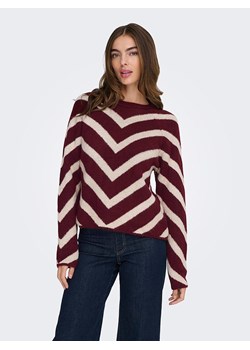 ONLY Sweter w kolorze bordowo-jasnoróżowym ze sklepu Limango Polska w kategorii Swetry damskie - zdjęcie 186527212