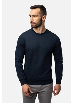 BLUZA CLUB Z OKRĄGŁYM DEKOLTEM GRANAT ze sklepu Recman w kategorii Bluzy męskie - zdjęcie 186528511