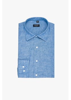 KOSZULA FORMENTO 3015 DŁUGI RĘKAW SLIM FIT NIEBIESKI ze sklepu Recman w kategorii Koszule męskie - zdjęcie 186528672