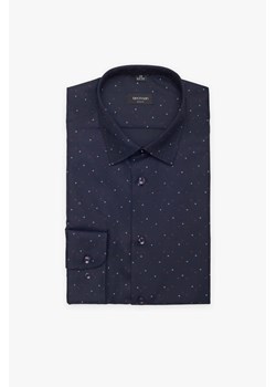KOSZULA COLINE 3108T DŁUGI RĘKAW SLIM FIT GRANAT ze sklepu Recman w kategorii Koszule męskie - zdjęcie 186528942