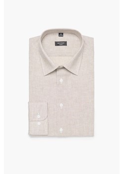 KOSZULA CORSINI 3166D DŁUGI RĘKAW SLIM FIT BEŻ ze sklepu Recman w kategorii Koszule męskie - zdjęcie 186529362