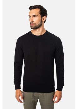 BLUZA RUNNER Z OKRĄGŁYM DEKOLTEM CZERŃ ze sklepu Recman w kategorii Bluzy męskie - zdjęcie 186529402