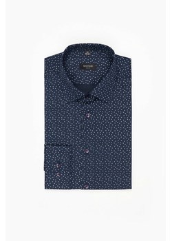 KOSZULA COLINE 3221T DŁUGI RĘKAW SLIM FIT GRANAT ze sklepu Recman w kategorii Koszule męskie - zdjęcie 186530552