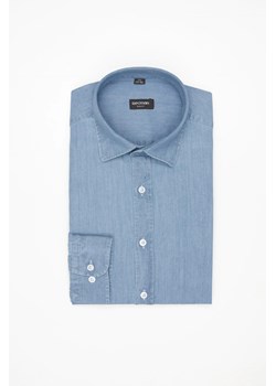 KOSZULA FORMENTO 3230 DŁUGI RĘKAW SLIM FIT BŁĘKITNA JEANSOWA ze sklepu Recman w kategorii Koszule męskie - zdjęcie 186530781