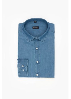 KOSZULA FORMENTO 3230 DŁUGI RĘKAW SLIM FIT NIEBIESKA JEANSOWA ze sklepu Recman w kategorii Koszule męskie - zdjęcie 186530784