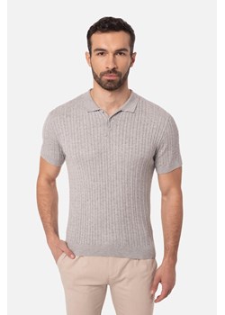 KOSZULKA POLO SILIO SZARA ze sklepu Recman w kategorii T-shirty męskie - zdjęcie 186530791