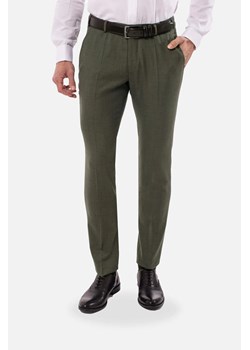 SPODNIE CLASSIC GRANEN 318 ZIELONE Z WEŁNĄ ze sklepu Recman w kategorii Spodnie męskie - zdjęcie 186531000