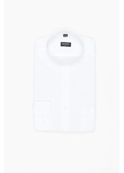 KOSZULA FORMENTO 3242T DŁUGI RĘKAW SLIM FIT BIAŁA Z LNEM ze sklepu Recman w kategorii Koszule męskie - zdjęcie 186531071