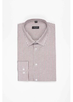 KOSZULA COFINO 3246T DŁUGI RĘKAW CUSTOM FIT BRĄZOWA Z BAWEŁNĄ ze sklepu Recman w kategorii Koszule męskie - zdjęcie 186531323