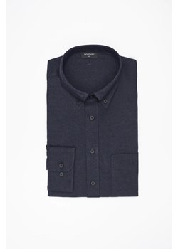 KOSZULA FORMENTO 3256D DŁUGI RĘKAW SLIM FIT GRANATOWA Z BAWEŁNY ze sklepu Recman w kategorii Koszule męskie - zdjęcie 186531511