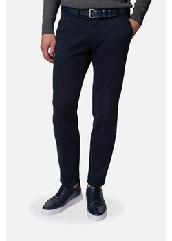 SPODNIE CASUAL DIDION 156 GRANATOWE Z BAWEŁNY TYPU JERSEY - id: 10116765 - marki Recman - 186531962 SPODNIE CASUAL DIDION 156 GRANATOWE Z BAWEŁNY TYPU JERSEY ze sklepu Recman w kategorii Spodnie męskie - zdjęcie 186531962
