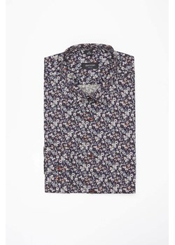 KOSZULA COLINE 3272T DŁUGI RĘKAW SLIM FIT FIOLETOWA Z BAWEŁNY ze sklepu Recman w kategorii Koszule męskie - zdjęcie 186532154