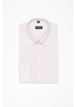 KOSZULA CORSINI 3278T DŁUGI RĘKAW SLIM FIT BEŻOWA Z WISKOZĄ ze sklepu Recman w kategorii Koszule męskie - zdjęcie 186532171