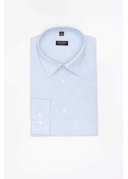 KOSZULA COVIVA 3281D DŁUGI RĘKAW CUSTOM FIT BŁĘKITNA Z BAWEŁNY ze sklepu Recman w kategorii Koszule męskie - zdjęcie 186532322