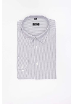 KOSZULA COFINO 3282D DŁUGI RĘKAW CUSTOM FIT SZARA Z BAWEŁNY ze sklepu Recman w kategorii Koszule męskie - zdjęcie 186532330