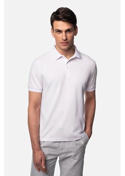 KOSZULKA POLO BLANES BIAŁA Z BAWEŁNY ze sklepu Recman w kategorii T-shirty męskie - zdjęcie 186532493