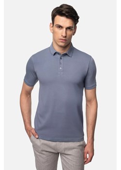 KOSZULKA POLO BLANES NIEBIESKA Z BAWEŁNY ze sklepu Recman w kategorii T-shirty męskie - zdjęcie 186532502