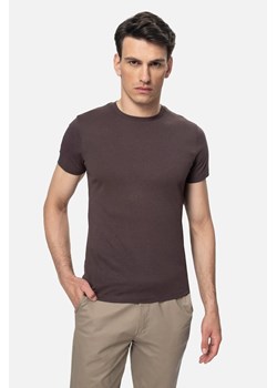T SHIRT MUXAL FIOLETOWY Z MODALEM ze sklepu Recman w kategorii T-shirty męskie - zdjęcie 186532671