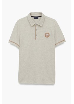 KOSZULKA POLO TENNIS CLUB 118 SZARA Z BAWEŁNĄ ze sklepu Recman w kategorii T-shirty męskie - zdjęcie 186533230