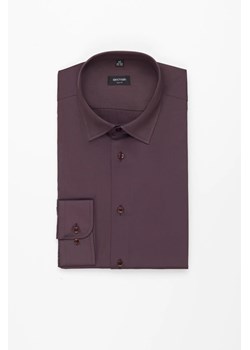 KOSZULA VERSONE 3309T DŁUGI RĘKAW SLIM FIT FIOLETOWA Z BAWEŁNĄ ze sklepu Recman w kategorii Koszule męskie - zdjęcie 186533444