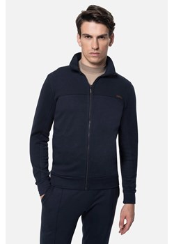 BLUZA URBANO ROZPINANY GRANATOWA Z BAWEŁNĄ ze sklepu Recman w kategorii Bluzy męskie - zdjęcie 186533611