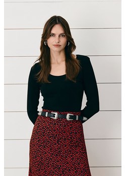 BLUZKA LONGSLEEVE RIB BLACK ze sklepu Jemiol w kategorii Bluzki damskie - zdjęcie 186535894
