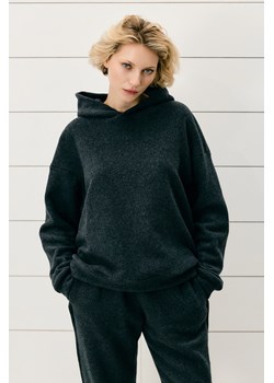 BLUZA DAMSKA CASHMERE MIX DARK GREY ze sklepu Jemiol w kategorii Bluzy damskie - zdjęcie 186536663