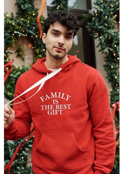 BLUZA MĘSKA FAMILY WINTER RED ze sklepu Jemiol w kategorii Bluzy męskie - zdjęcie 186536730
