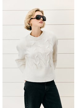 SWETER DAMSKI HEIDIE CREAM ze sklepu Jemiol w kategorii Swetry damskie - zdjęcie 186536751