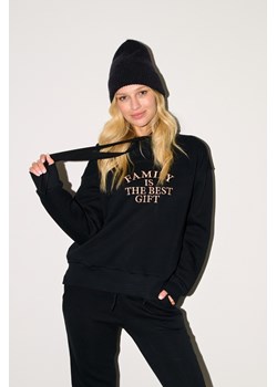 BLUZA DAMSKA FAMILY WINTER BLACK ze sklepu Jemiol w kategorii Bluzy damskie - zdjęcie 186536880