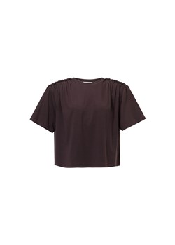 T-SHIRT DAMSKI NOAH DARK CHOCO ze sklepu Jemiol w kategorii Bluzki damskie - zdjęcie 186538233