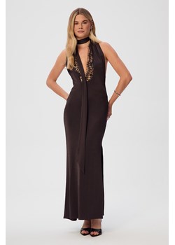 SUKIENKA LACE SKIN CHOCO ze sklepu Jemiol w kategorii Sukienki - zdjęcie 186538801