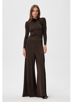 SPODNIE DAMSKIE PALAZZO SKIN CHOCO ze sklepu Jemiol w kategorii Spodnie damskie - zdjęcie 186538814