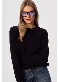 SWETER DAMSKI POLO BLACK ze sklepu Jemiol w kategorii Swetry damskie - zdjęcie 186538824