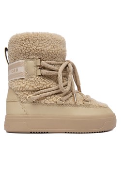Śniegowce Tommy Hilfiger Faux Shearling Snowboot FW0FW08788 Écru ze sklepu eobuwie.pl w kategorii Śniegowce damskie - zdjęcie 186540894