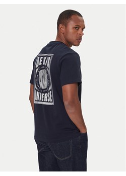 Mustang T-Shirt Akron 1016869 Granatowy Relaxed Fit ze sklepu MODIVO w kategorii T-shirty męskie - zdjęcie 186541391