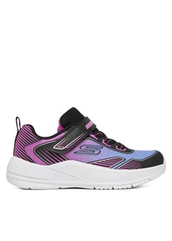 Skechers Sneakersy Microspec Advance 303657N BKMT Czarny ze sklepu MODIVO w kategorii Buty sportowe dziecięce - zdjęcie 186541474
